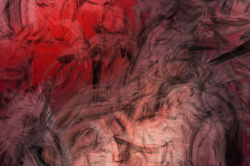 Modern art. Brushed Painted Abstract Background. Brush stroked painting. Strokes of paint. 2D Illustration.´