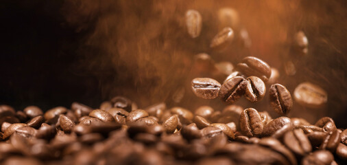 Obraz premium roasted coffee beans