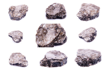 Collection of stone mineral Heylandite