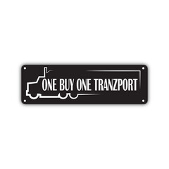 one buy one transport, expedition company logo 