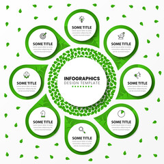 Infographic design template. Creative concept with 8 steps