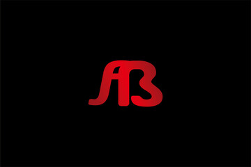 initial a b logo
