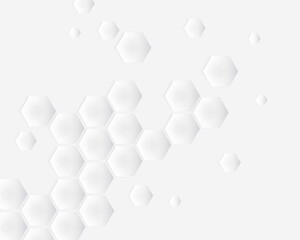 Abstract white paper vector banner background