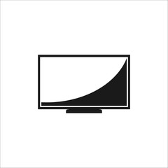 TV icon. bitmap illustration
