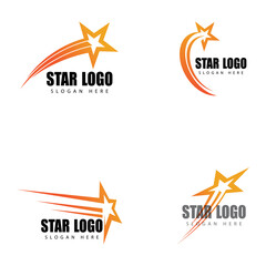 Obraz premium Star icon Template vector illustration design