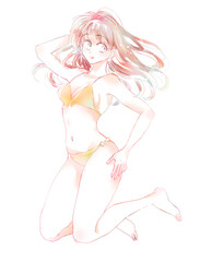 スタイルに自信のある女性