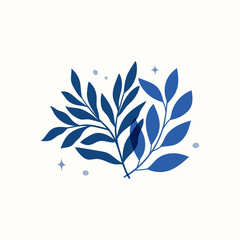 Naklejka premium Set of&nbsp; modern floral vector banner. Botanical illustration template background. Abstract plant elements for print design, social media, post banner and presentation.