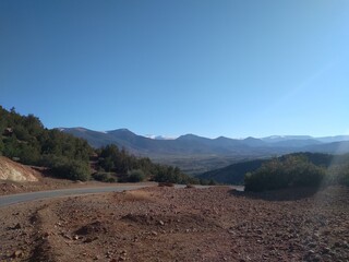 LES montagnes d'atlas