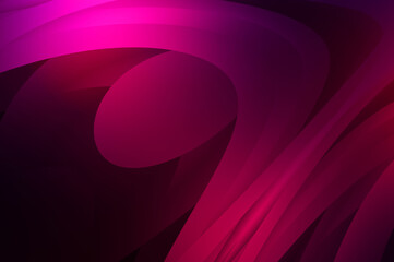 Abstract background with colorful gradient. Vibrant graphic wallpaper with stripes design. Fluid 2D illustration of modern movement.