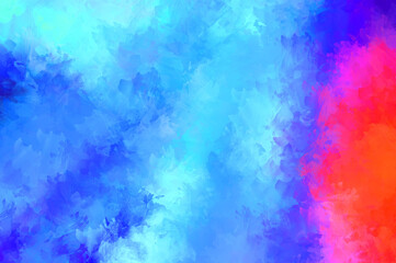 Artistic abstract background. Texture painted wallpaper. Creative illustration with strokes of paint. Brush pattern painting.