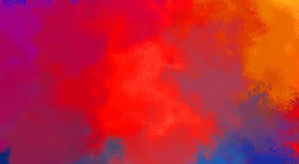 Brushed Painted Abstract Background. Brush stroked painting. Artistic vibrant and colorful wallpaper.