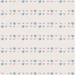 Small-scale flipped stripe pattern
