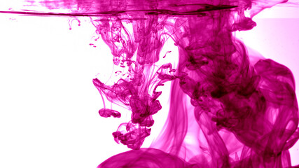 Color paint drops in water. Ink swirling underwater.
Von Oleksandr