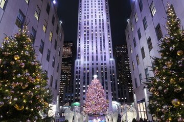 Empire State Building Weihnachtszeit Weihnachten in New York