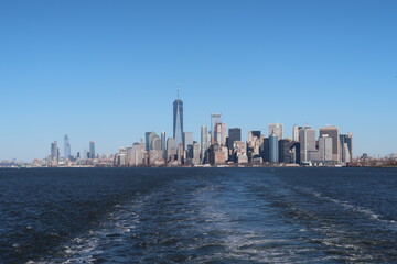 New York City als Ganzes in der Entfernung