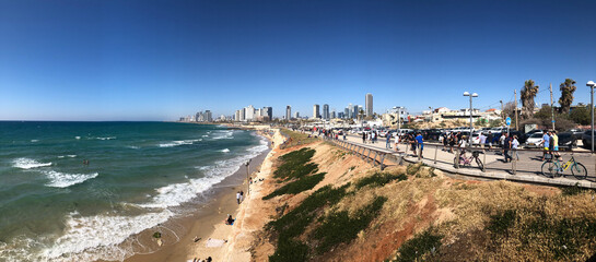 city skyline tel aviv