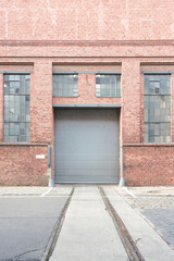 Industrie Backstein Tor