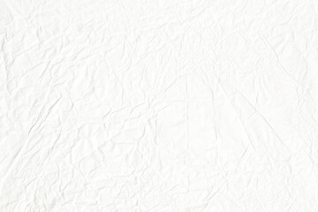 Crumpled white paper background texture