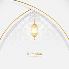 Modern Ramadan Kareem Background vector for banner and greeting card	