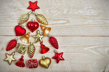 Christmas theme on the board
