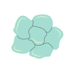 Flagstone or stone vector icon design. That rock or decorative material for home, landscape or garden by paving on ground and wall to create texture pattern. That patio, pavement, road, pathway, slab.