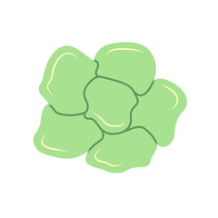 Flagstone or stone vector icon design. That rock or decorative material for home, landscape or garden by paving on ground and wall to create texture pattern. That patio, pavement, road, pathway, slab.