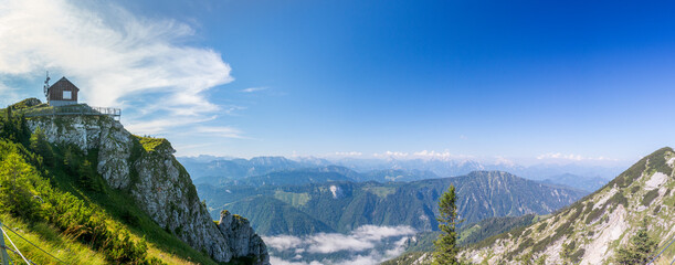 Bergpanorama am Hochkar - Göstlinger Alpen in Niederösterreich