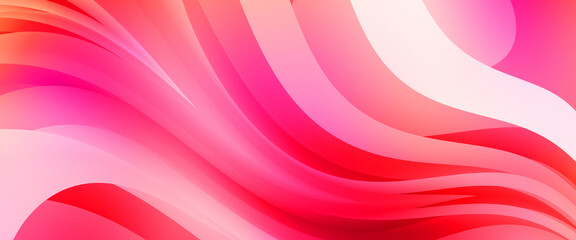 Abstract background with colorful gradient. Vibrant graphic wallpaper with stripes design. Fluid 2D illustration of modern movement.