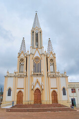 Small church in Boyaca city
