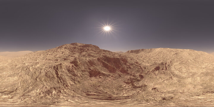 Mars HDRI Environment Map