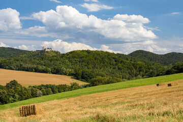 Ruins of Cachtice castle, residence of Elisabeth Bathory, Slovakia