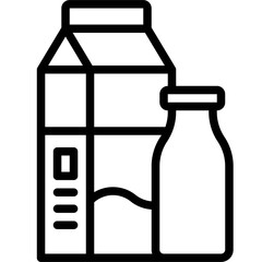 Milk icon, Supermarket and Shopping mall related vector