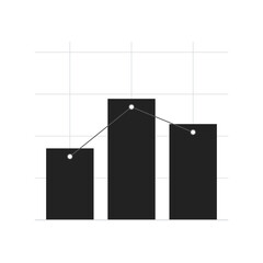 Bar Graph, Statistics, Bar Graph Vector, Mathematics, Graph Chart, Vector Illustration Background