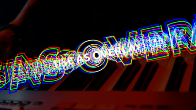 RGB Distort Line Titles