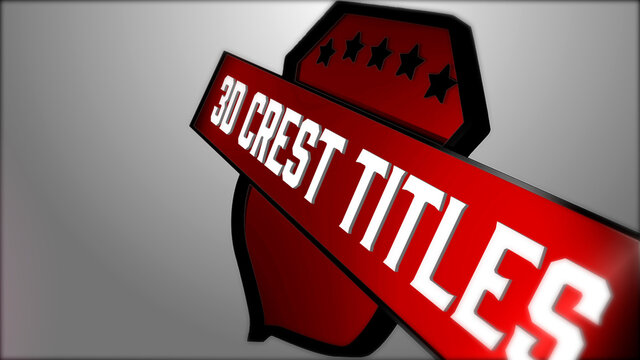 3D Crest Titles