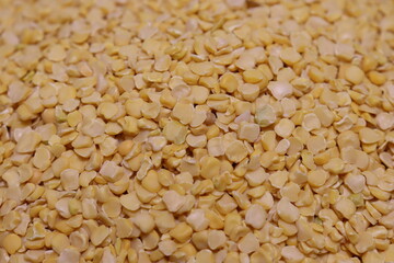 Chickpea gram stock on white background