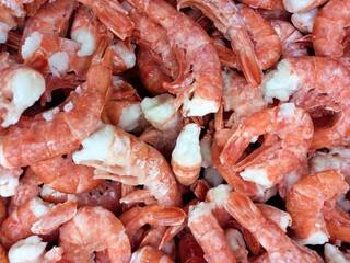 shrimps on the market