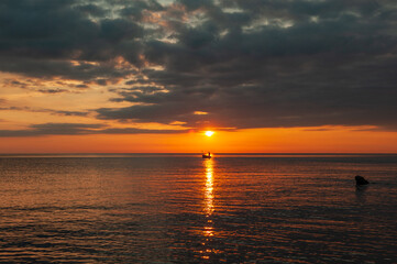 meraviglioso tramonto siciliano