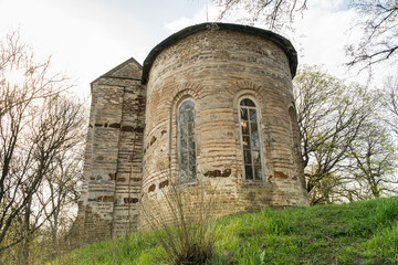 Juriy' Bozhnytsia (St. George's shrine), an ancient christian historical landmark in Oster town, Chernihiv region, Ukraine.