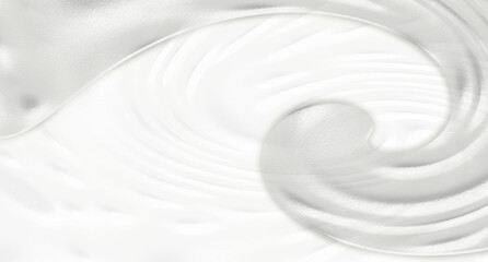 white cream swirl,white background,abstract pale geometric pattern,ideal for web banner,