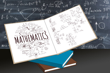 Math physics formulas in the book