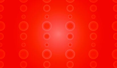 Illustration with set of shining colorful abstract circles