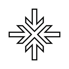 arrow icon. directions and for the web