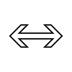 arrow icon. directions and for the web