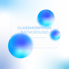 Glassmorphism. Abstract background. Design template of flyer, banner, cover, poster. Vector.	Glassmorphism style vector 2021 style. Frosted glass effect.