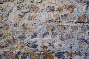 Horizontal stone wall texture