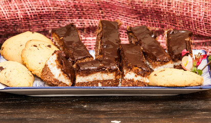 chocolate cake with chocolate