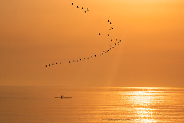 sunrise in the beach 
