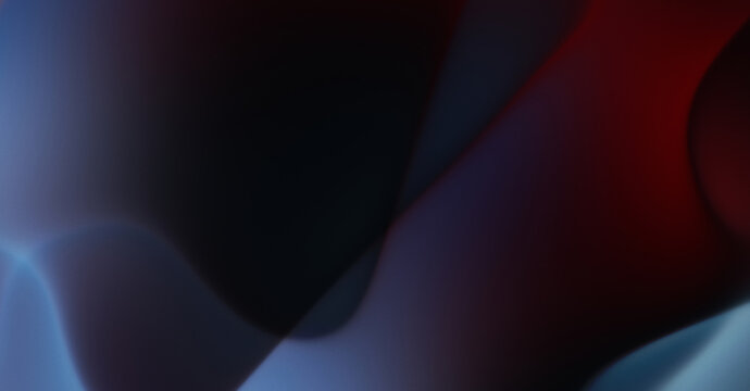 Abstract background. Fractal waves of magic energy and light motion. Colorful wallpaper template of glowing moving light shapes.