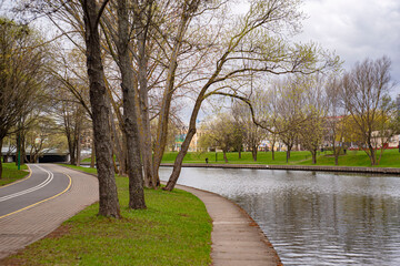river in the park